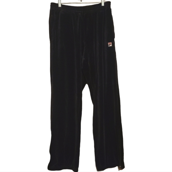 Fila | Women's Black Velour Lounge or Sweatpants (Size Large) - Picture 1 of 15